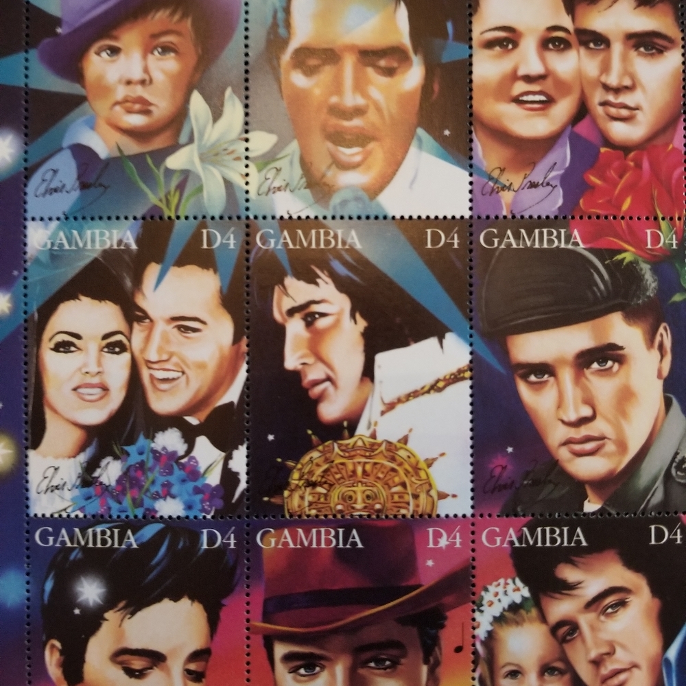 Elvis Presley Stamps - Picture 6 of 8